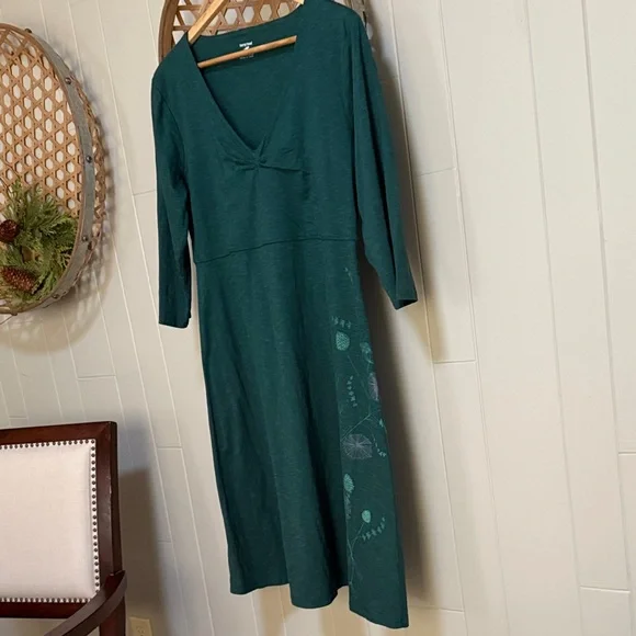 Horny Toad REI Green Dress Women’s L - Picture 4 of 7